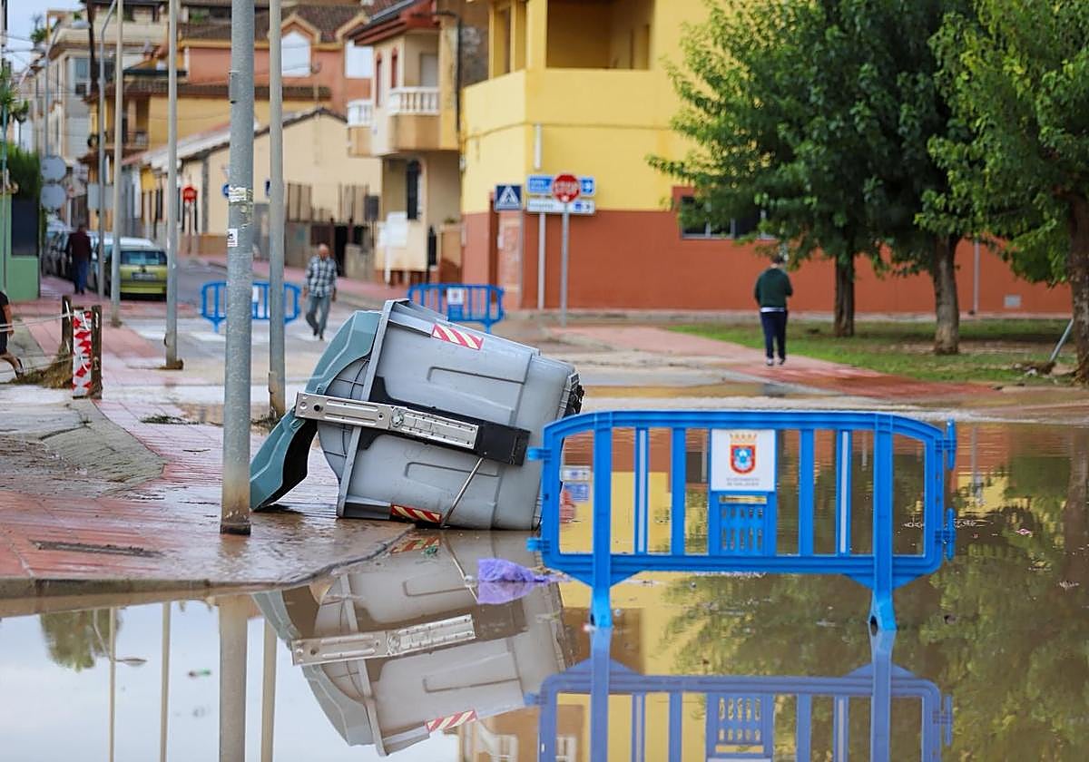Los efectos del temporal en San Javier, en imágenes