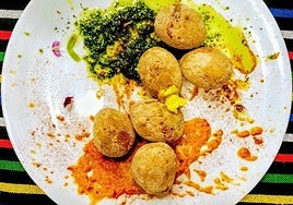 Papas arrugadas con mojo picón.