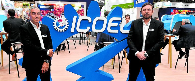 Bruno Stravato, dueño de Icoel en Italia, y Rubén Bermejo, responsable de Icoel Ibérica.
