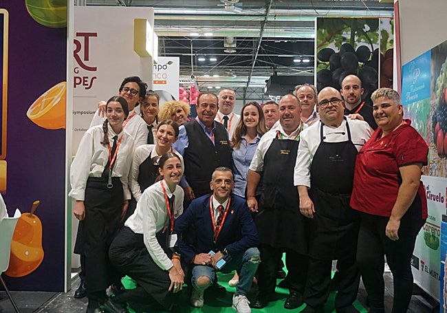 Equipo del Restaurante Pericón en el espacio de Apoexpa.