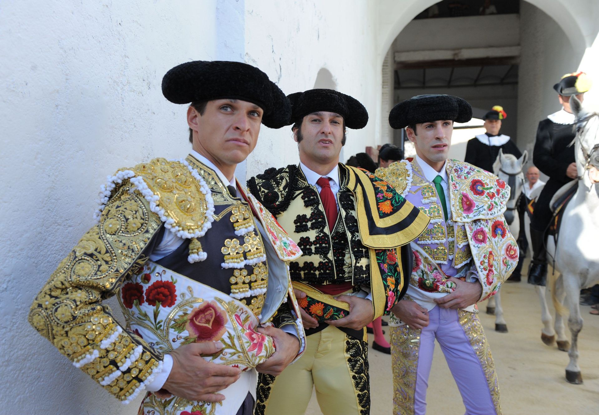 Con El Juli y Talavante en Murcia.