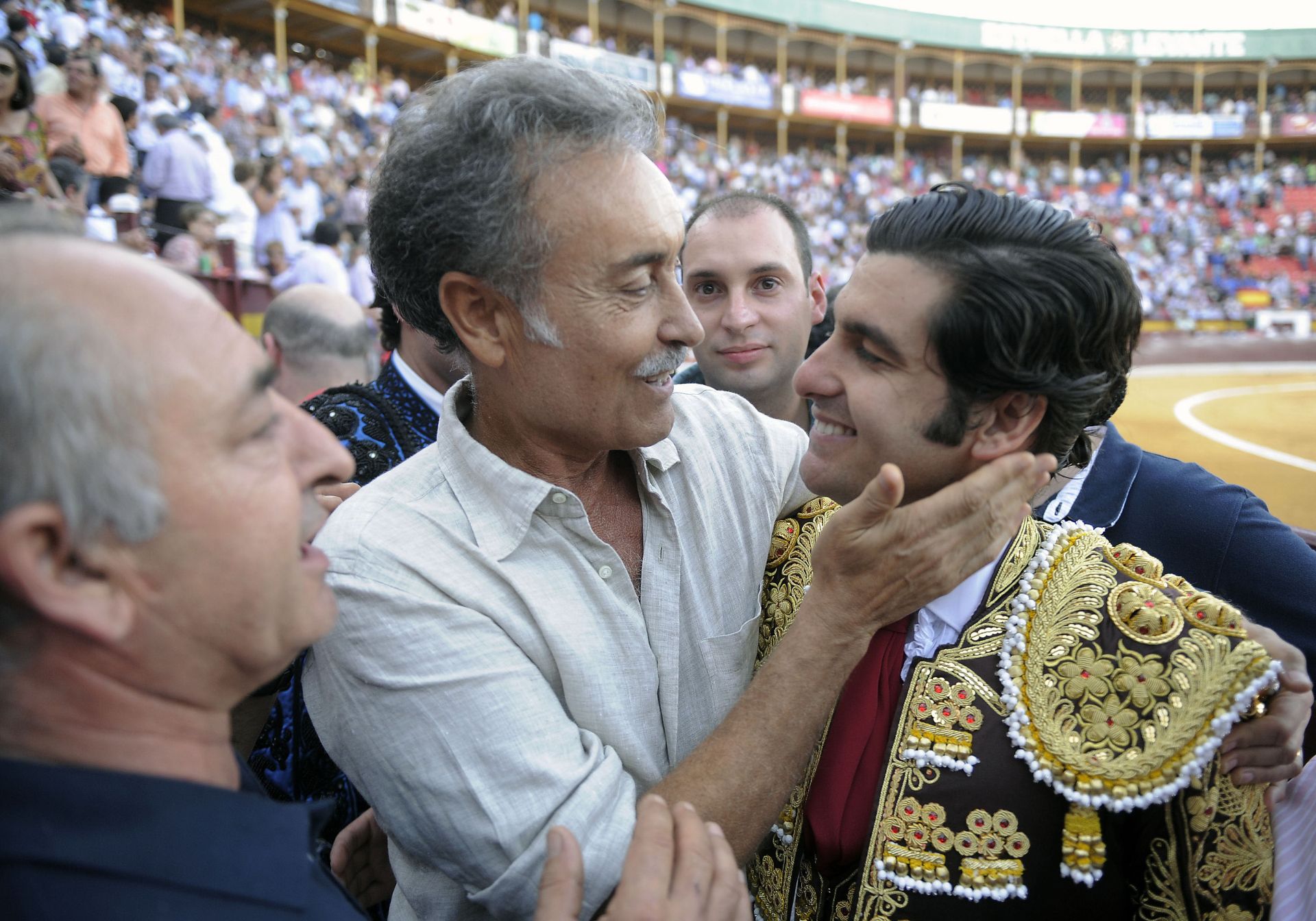 Morante con Pedro Cano.