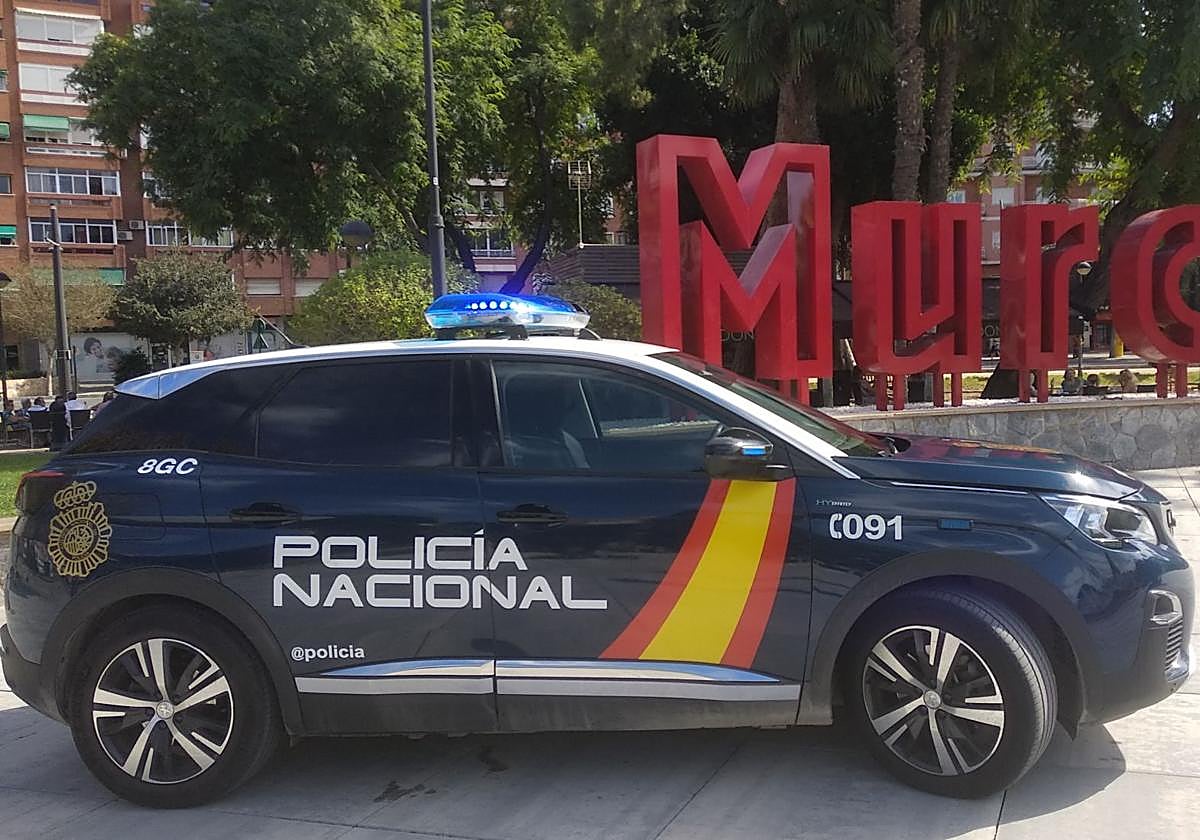 Un vehículo de la Policía Nacional.