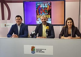 La presentación de la campaña 'En Molina no vaper, vapear es fumar' este martes.