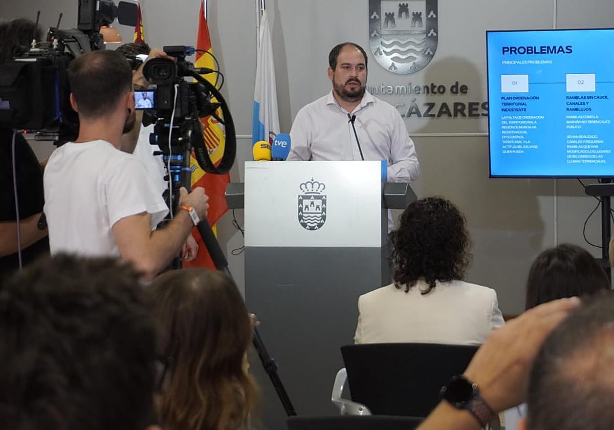 Mario Pérez Cervera, este martes, en rueda de prensa.