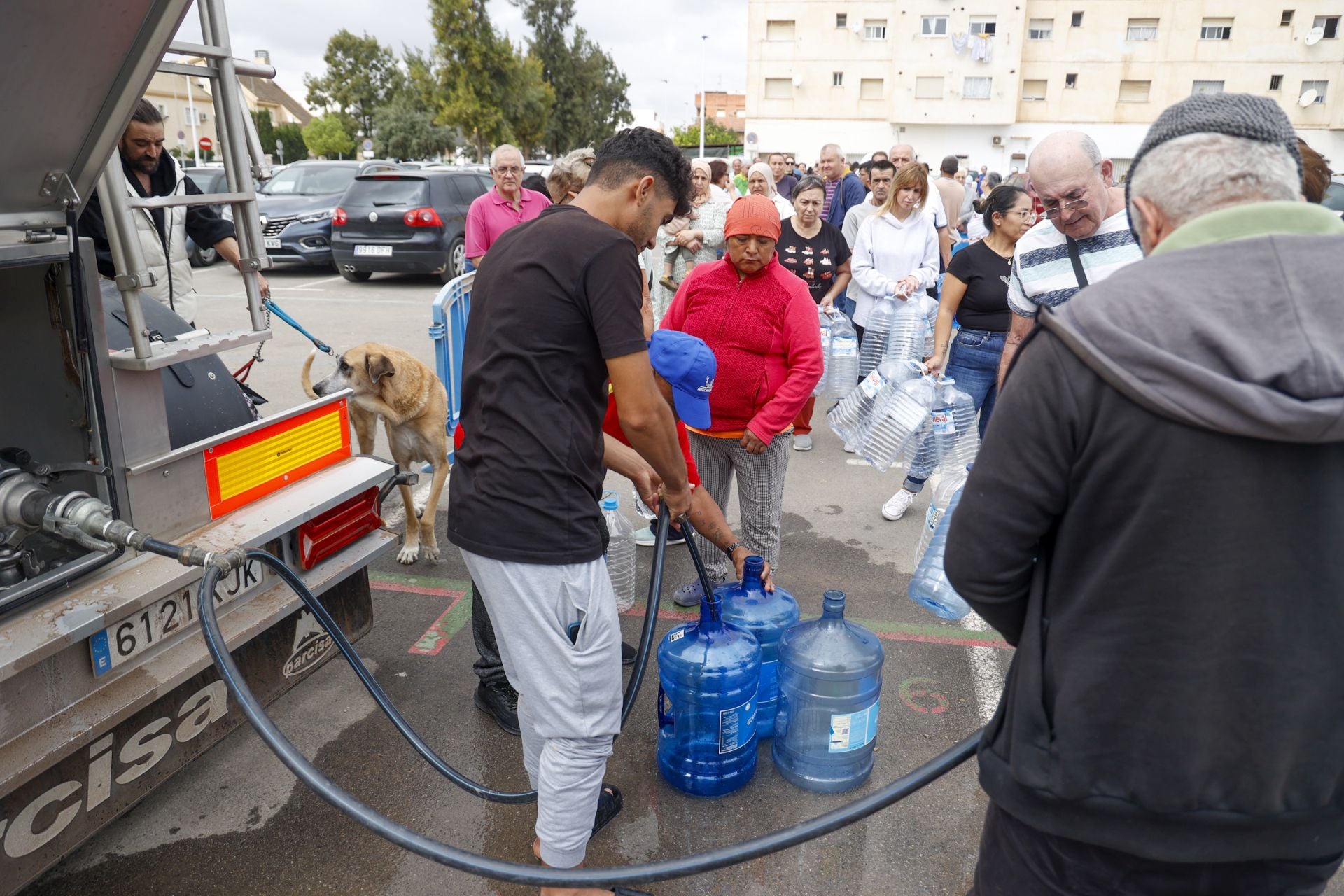 Sin agua potable en el Mar Menor, en imágenes