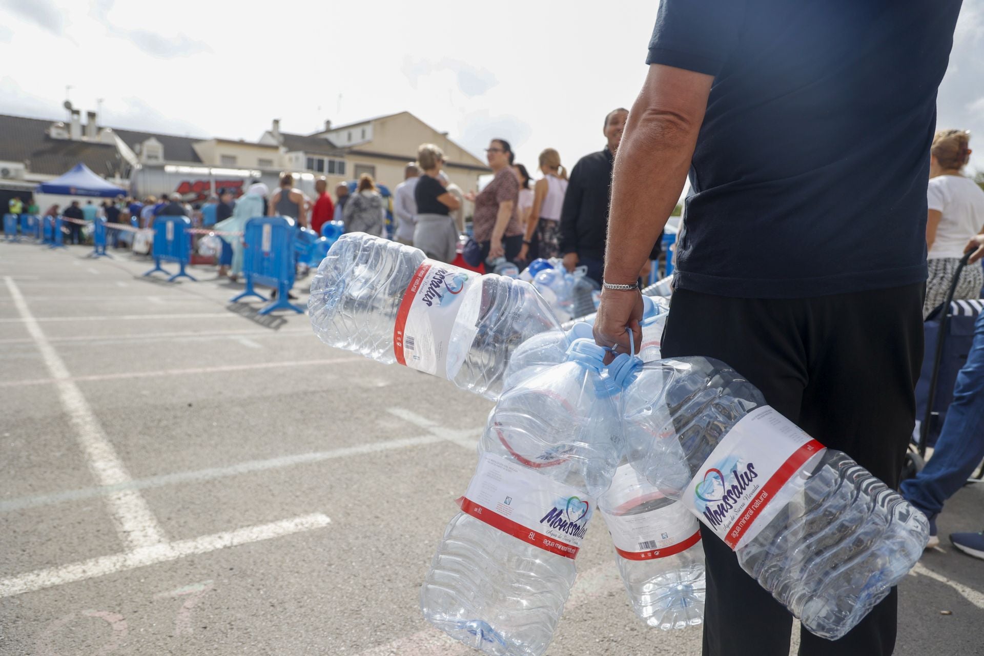 Sin agua potable en el Mar Menor, en imágenes