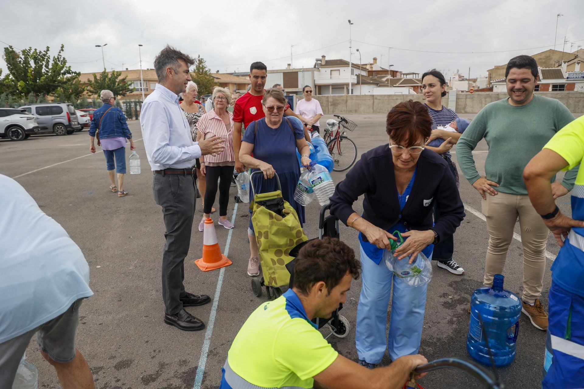 Sin agua potable en el Mar Menor, en imágenes