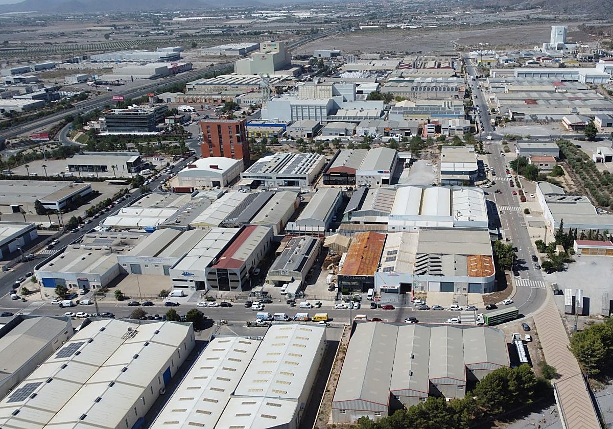 Panorámica del polígono industrial Saprelorca.