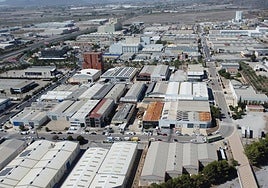 Panorámica del polígono industrial Saprelorca.