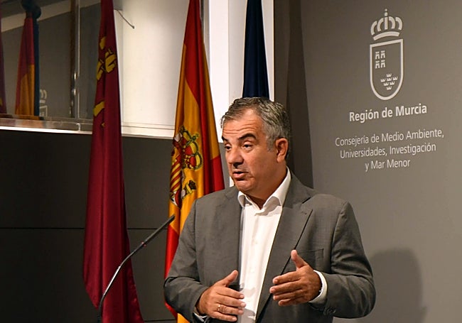 El consejero de Medio Ambiente, Juan María Vázquez.