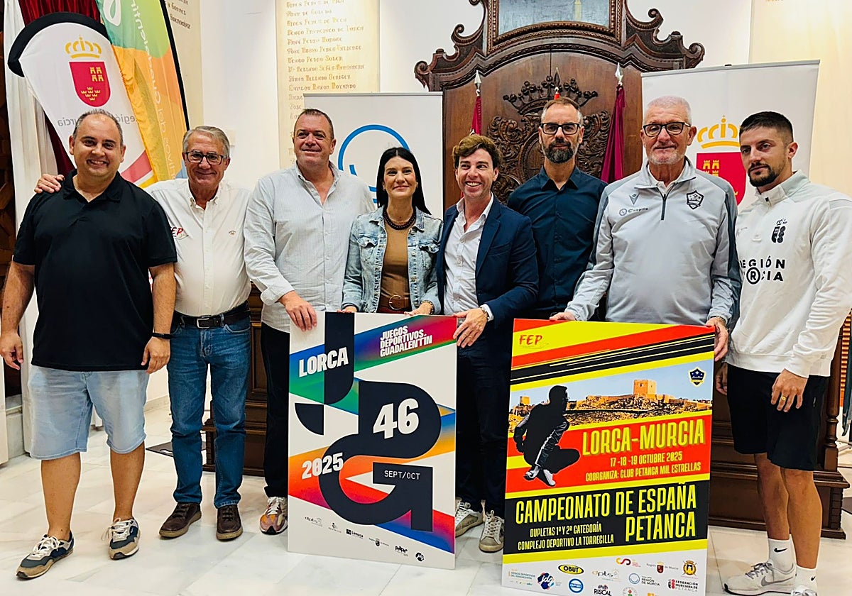 Presentación del Campeonato de España de Petanca.