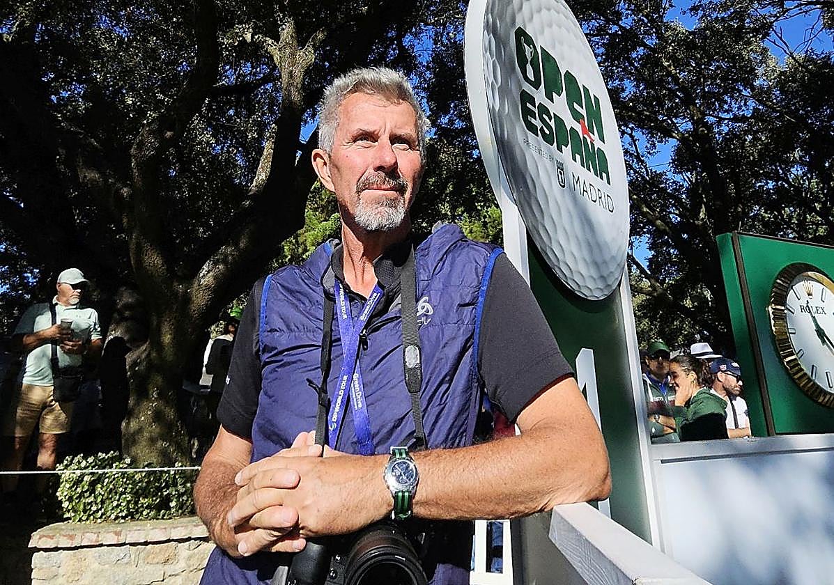 Stuart FranklinEn 'tee' del 1 del Villa de Madrid.