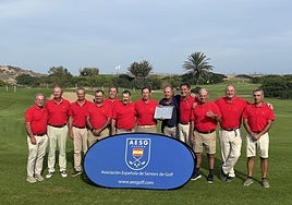 El equipo español, ganador de la competiicón.