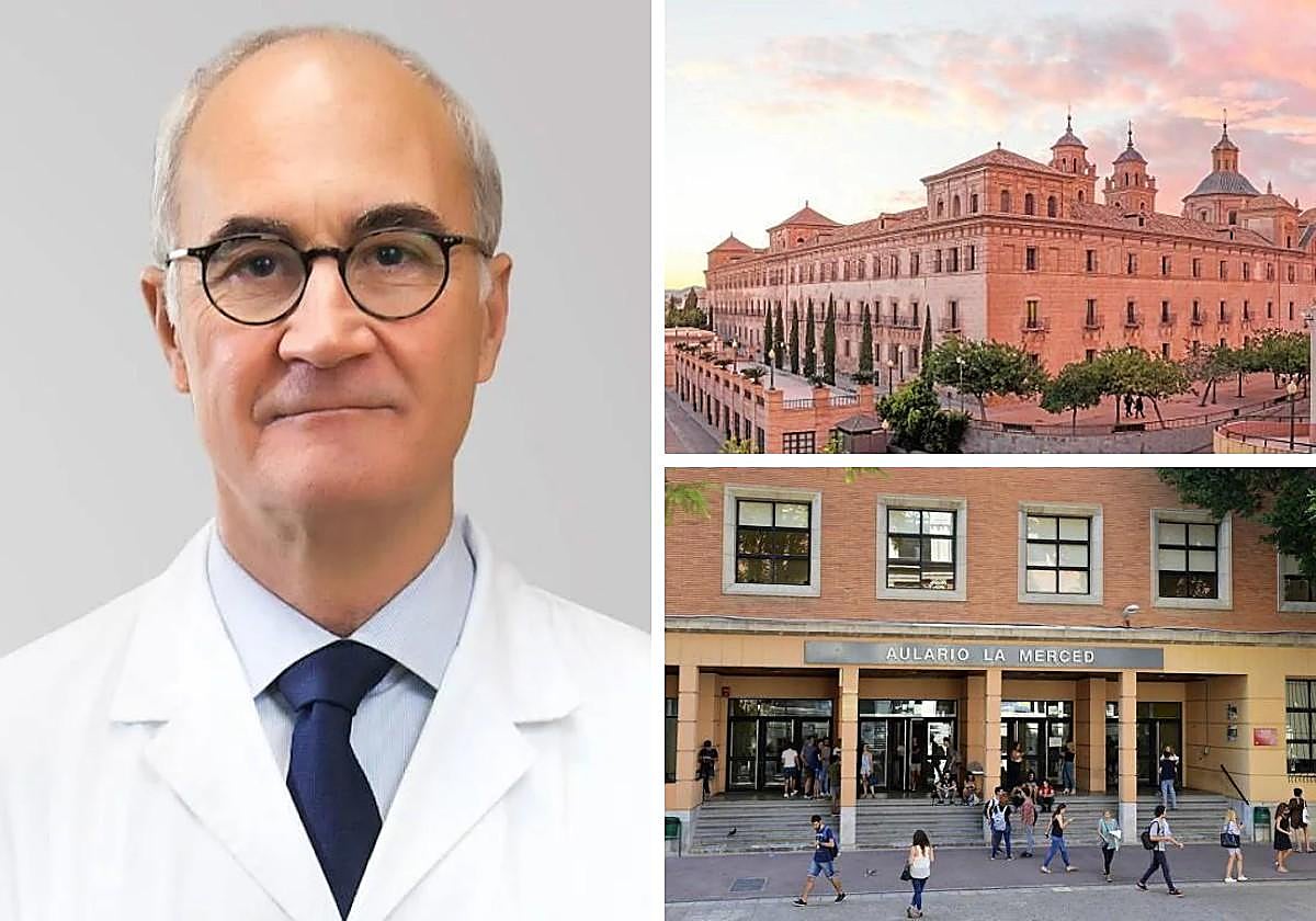 Pedro Luis Ripoll y los campus de la UCAM y de la UMU.