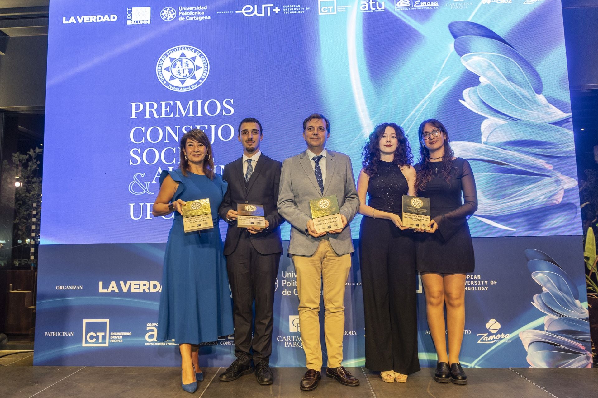 Los Premios Consejo Social y Alumni de la UPCT, en imágenes