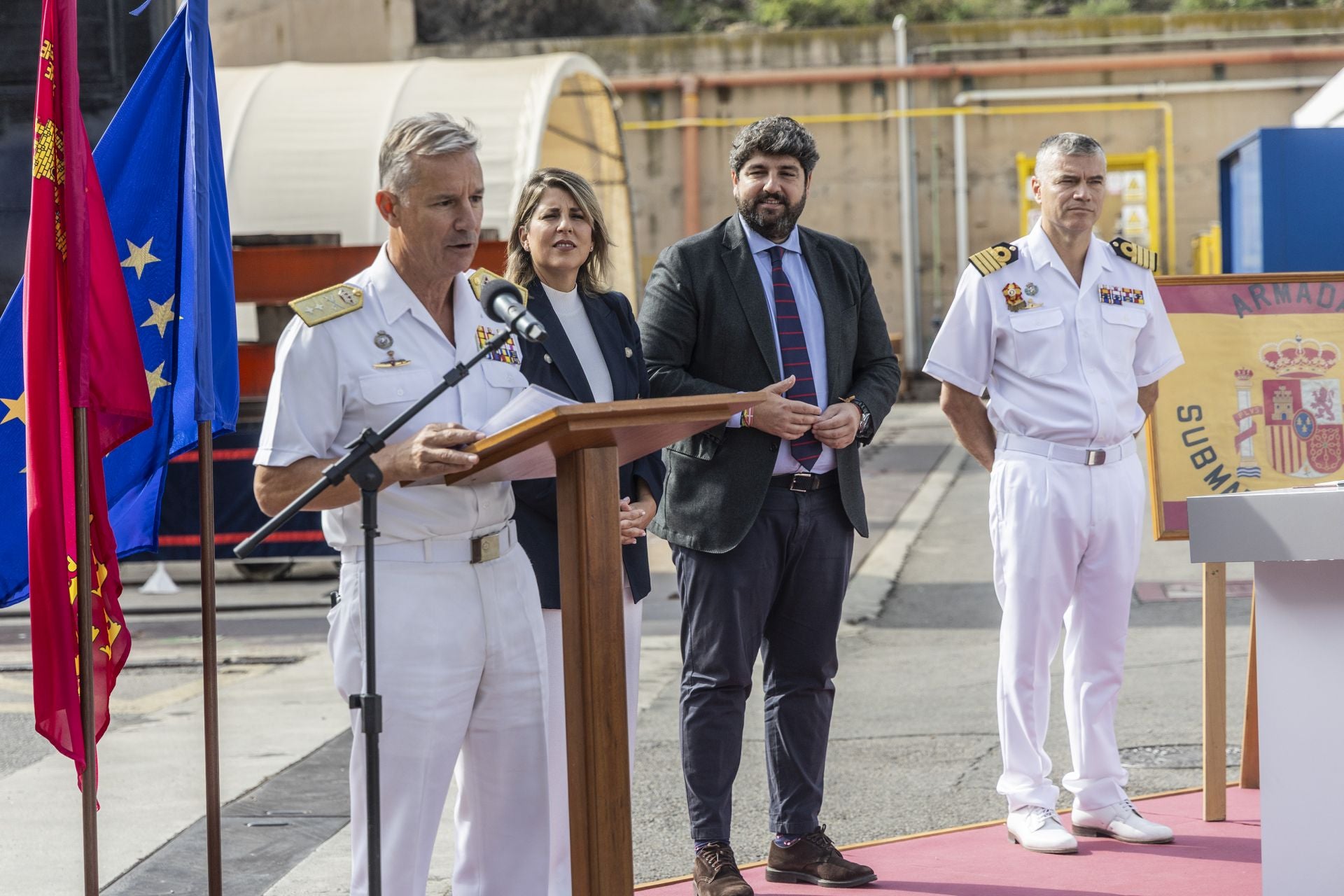 El Ayuntamiento de Cartagena asume la titularidad del submarino &#039;Tonina&#039;, en imágenes