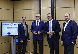 Protagonistas. El encuentro reunió ayer, en la sede de LA VERDAD, a Paula Payá, Juan José Pedreño, Enrique Ayuso y David Moreno.