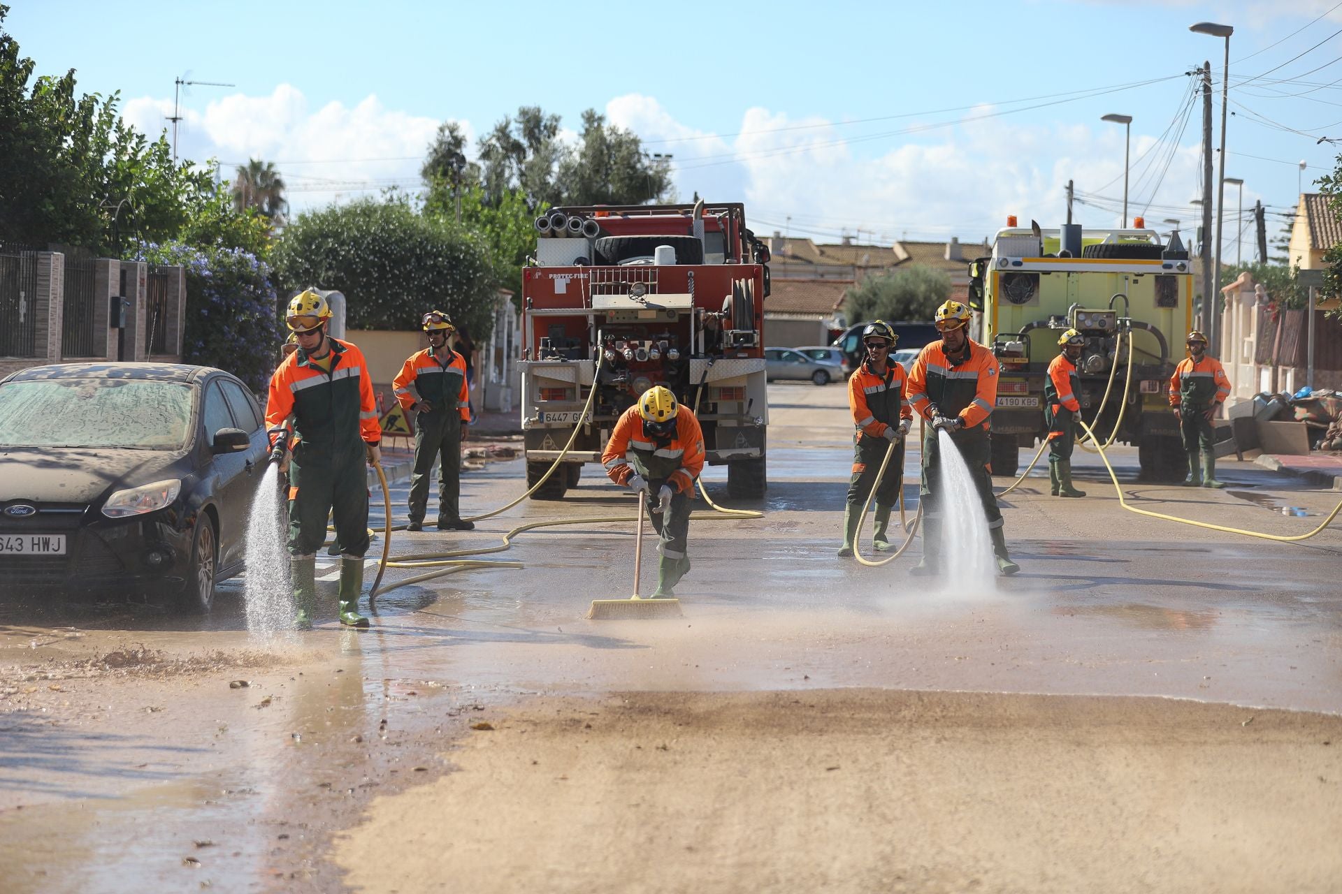 En imágenes, así están los municipios del Mar Menor una semana después de la dana