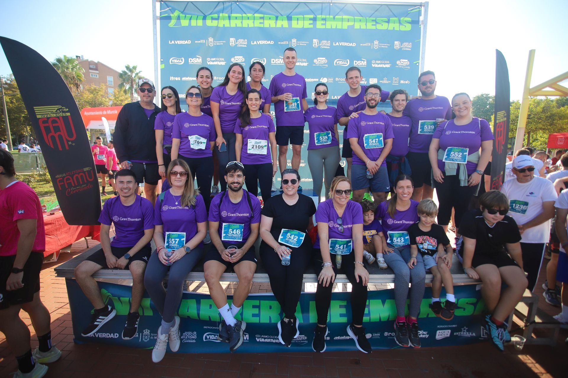 En imágenes, la VII Carrera de Empresas en Murcia