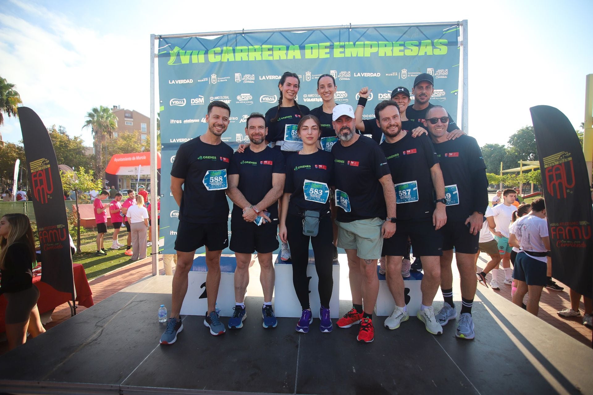 En imágenes, la VII Carrera de Empresas en Murcia