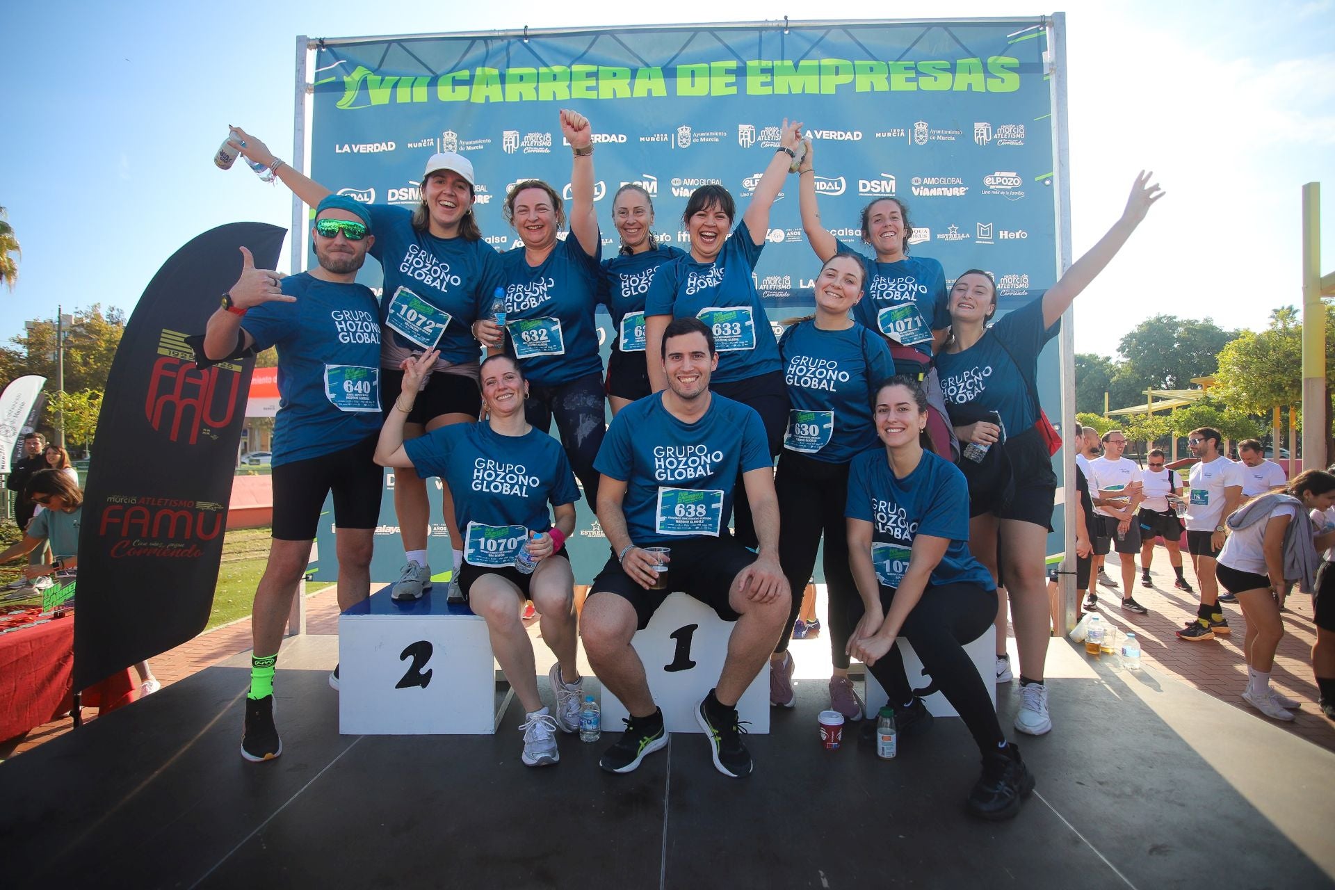 En imágenes, la VII Carrera de Empresas en Murcia