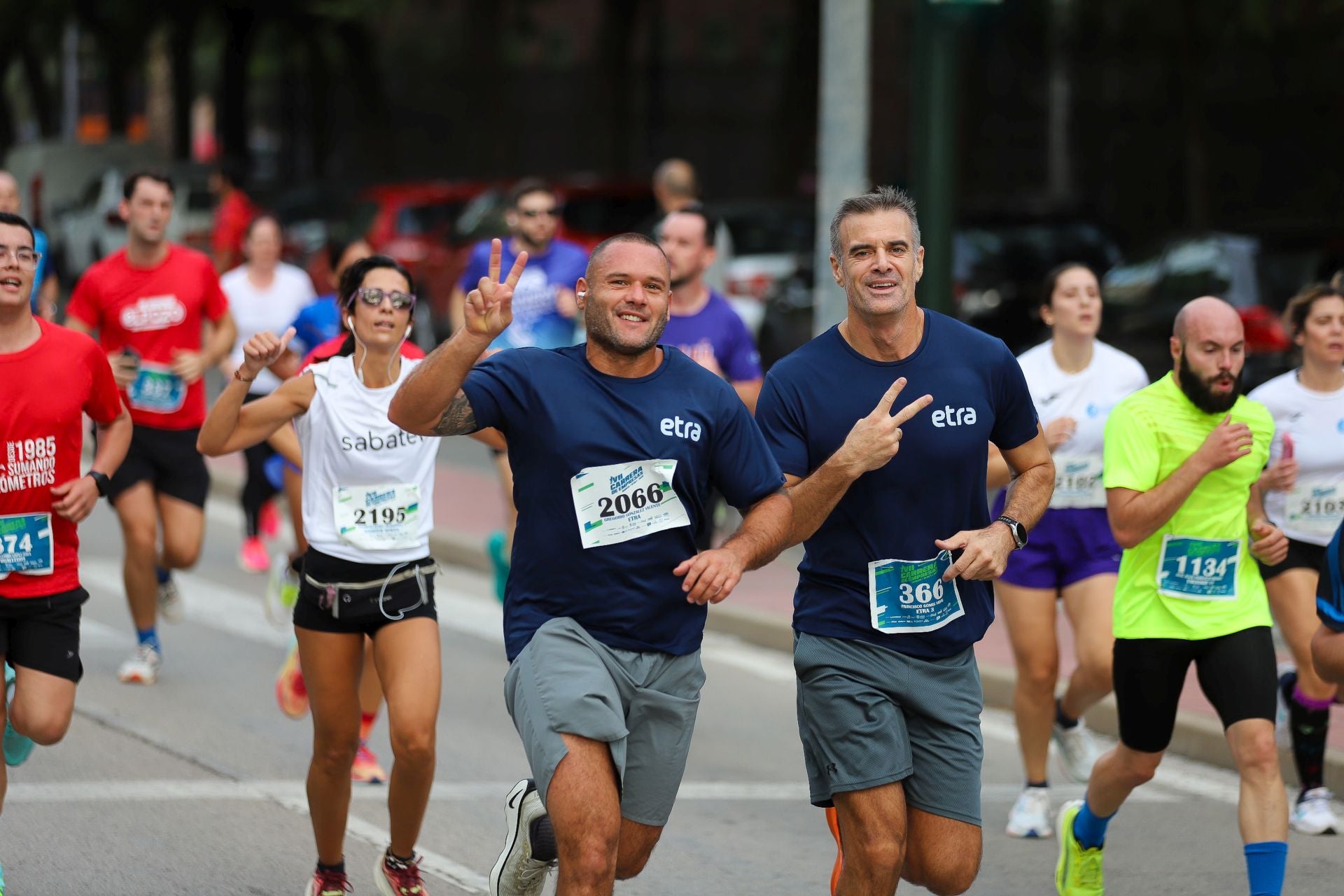En imágenes, la VII Carrera de Empresas en Murcia