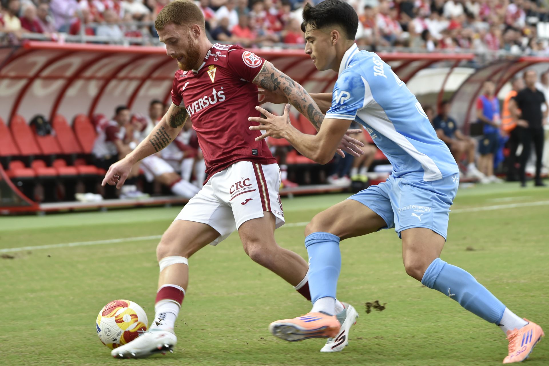El Real Murcia se estrella ante el Ibiza, en imágenes