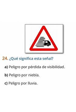 Imagen - Pregunta de un examen teórico de conducir.