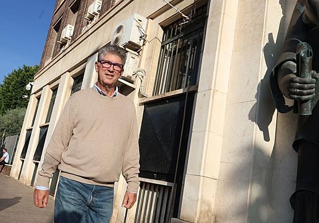 Francisco Marqués a su llegada este lunes al Palacio de Justicia.