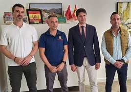 Imagen del acto de recepción en el Ayuntamiento de Molina de Segura.