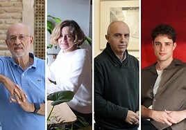 David Pujante, Patricia Reus, Esteban Bernal y Álvaro García Ruano