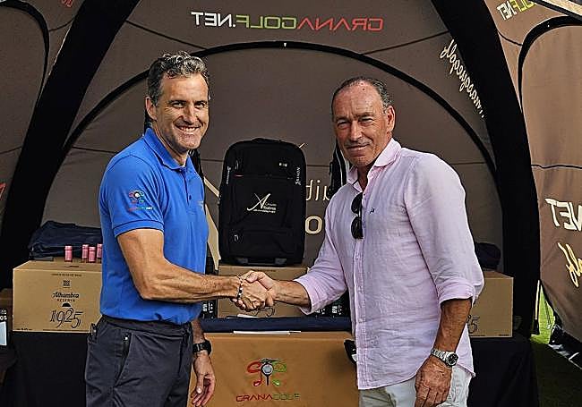 Yiyo Fernández, el 'padre' del circuito y el padrino del evento, el maestro taurino Pepín Liria.