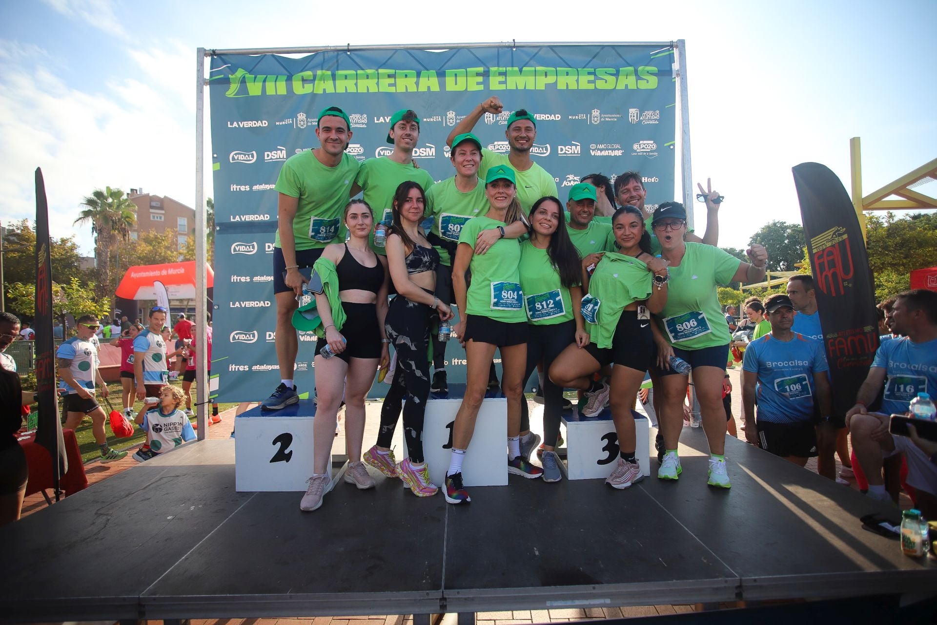 En imágenes, la VII Carrera de Empresas en Murcia