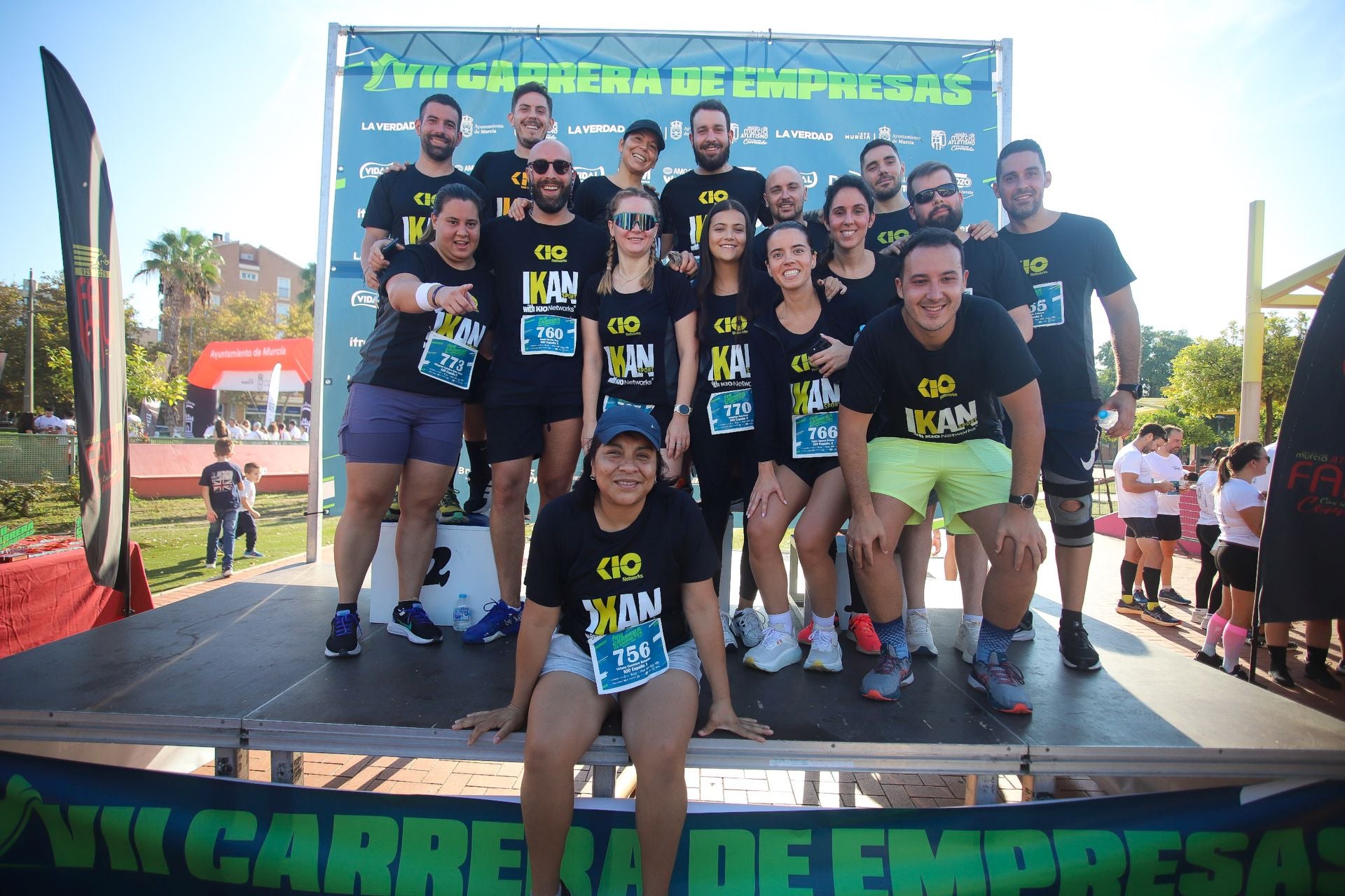 En imágenes, la VII Carrera de Empresas en Murcia