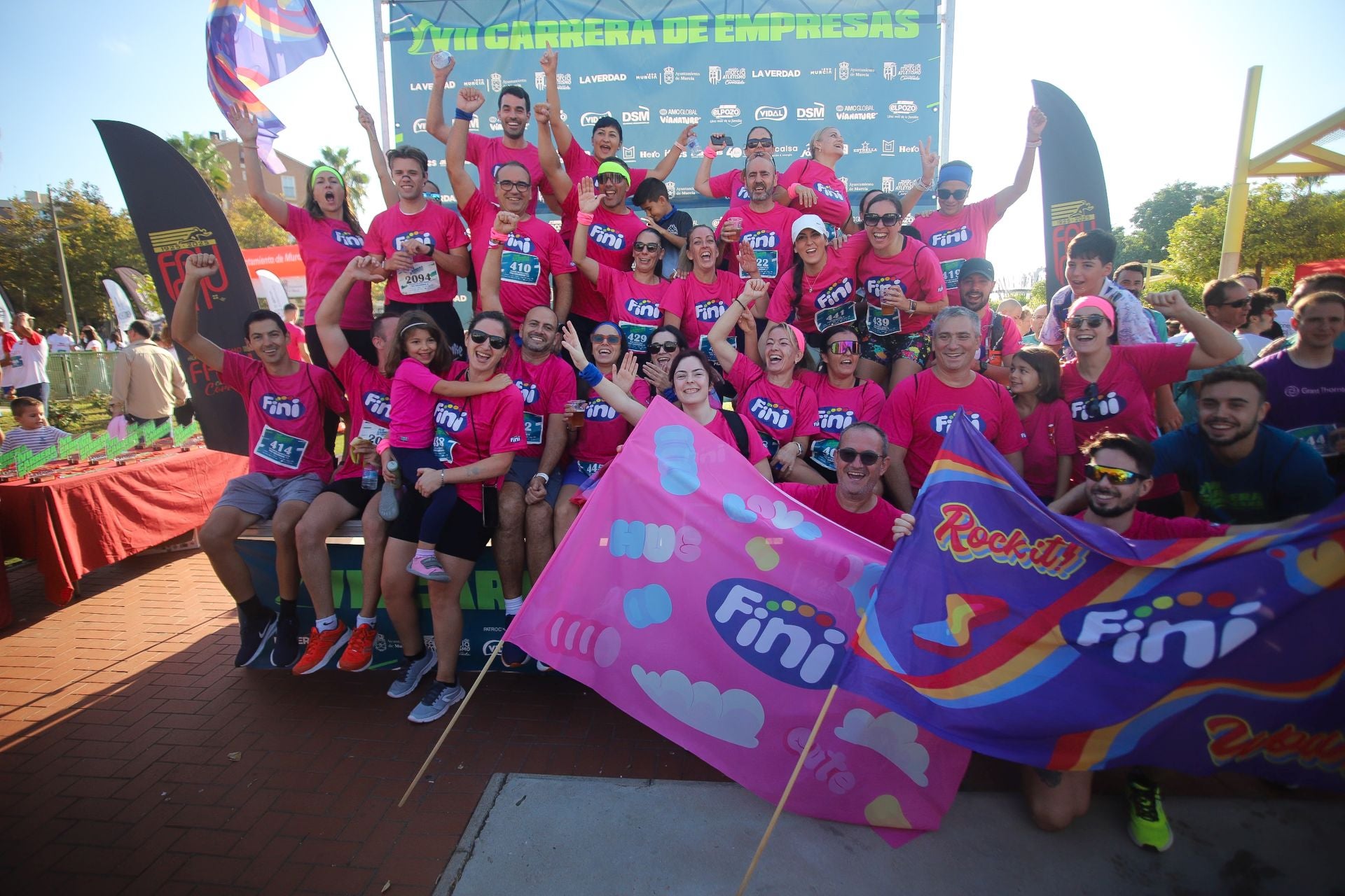 En imágenes, la VII Carrera de Empresas en Murcia
