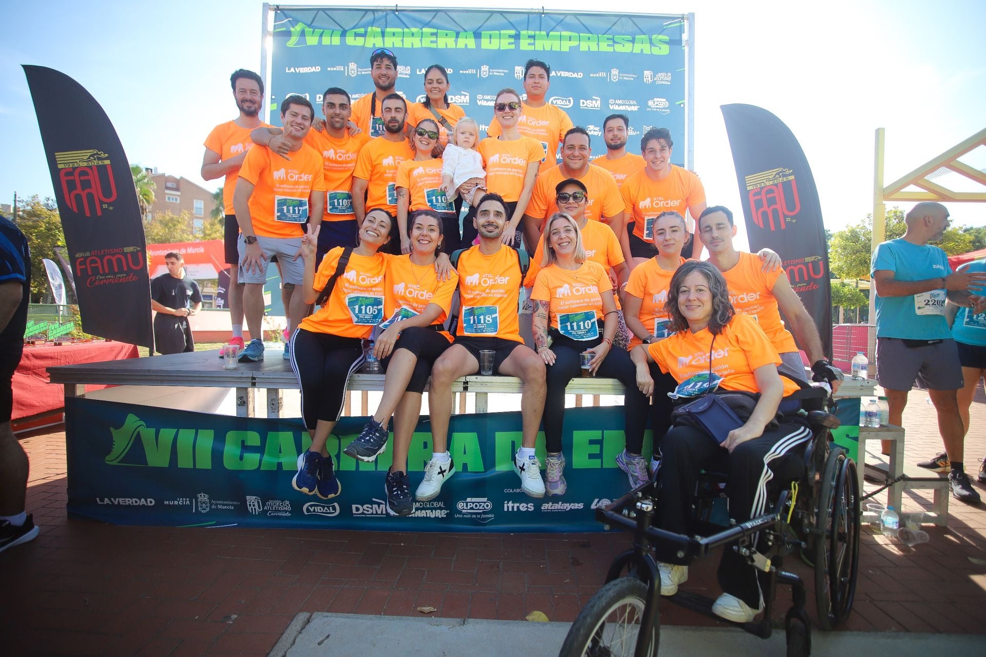 En imágenes, la VII Carrera de Empresas en Murcia