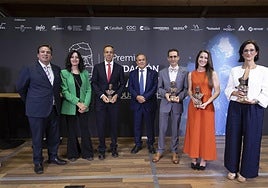 Galardonados en la pasada edición de los Premios Fundación Isaac Peral a la Industria Regional.