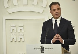 El consejero de Presidencia, Marcos Ortuño, este jueves.