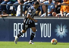 Ander Martín, en el partido contra el Marbella.
