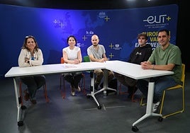 Baleriola, Conesa, Antonio Pérez, García y Garrigós, en el 'podcast'.