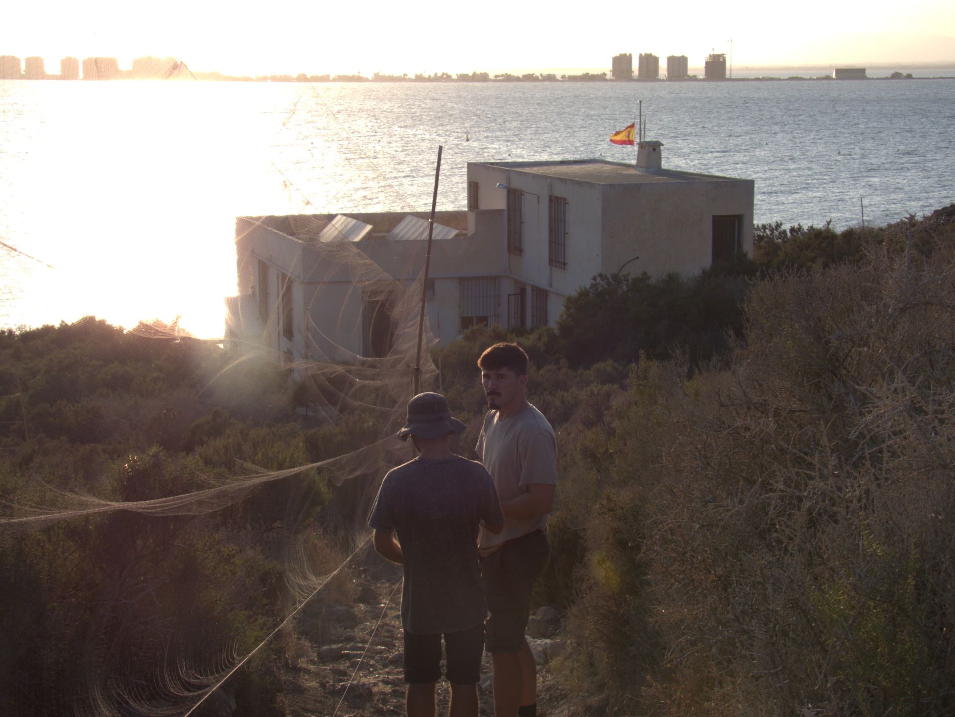 Anillamiento de aves a su paso por Isla Grosa