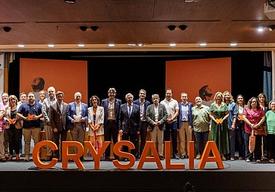 Ganadores de la pasada edición de los Galardones Crysalia.