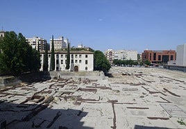 Imagen actual del estado del yacimiento de San Esteban.