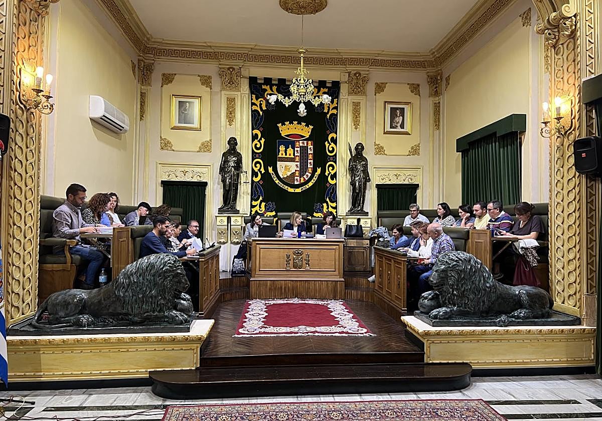 La Corporación de Jumilla, durante el Pleno.