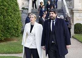 María Guardiola y Fernando López Miras.