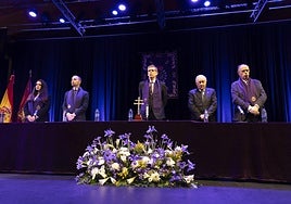 La junta directiva de la Cofradía Marraja en el último Cabildo de Yemas de este año.