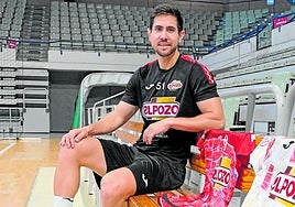 Bebe, cierre de ElPozo Murcia, en el Palacio de los Deportes tras la sesión del jueves.