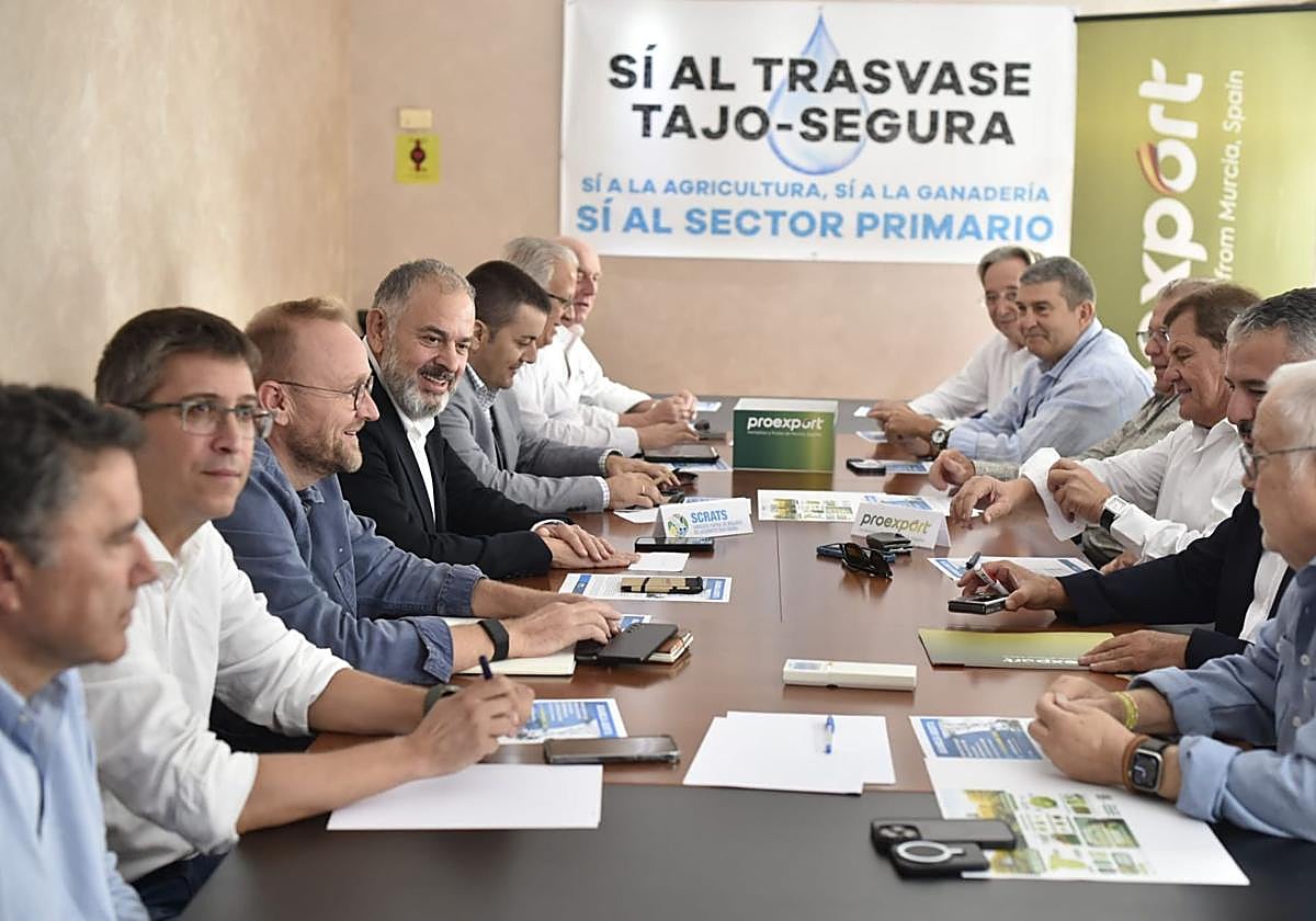 Comisión de Gobierno de Proexport, este viernes, en Murcia.