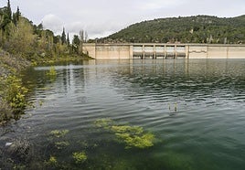 Estado del embalse de Entrepeñas, en una imagen de archivo.